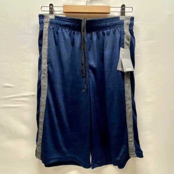 Essential Elements Men's Athletic Gym Shorts Size Small Navy Black 9" Inseam NWT - Picture 2 of 9
